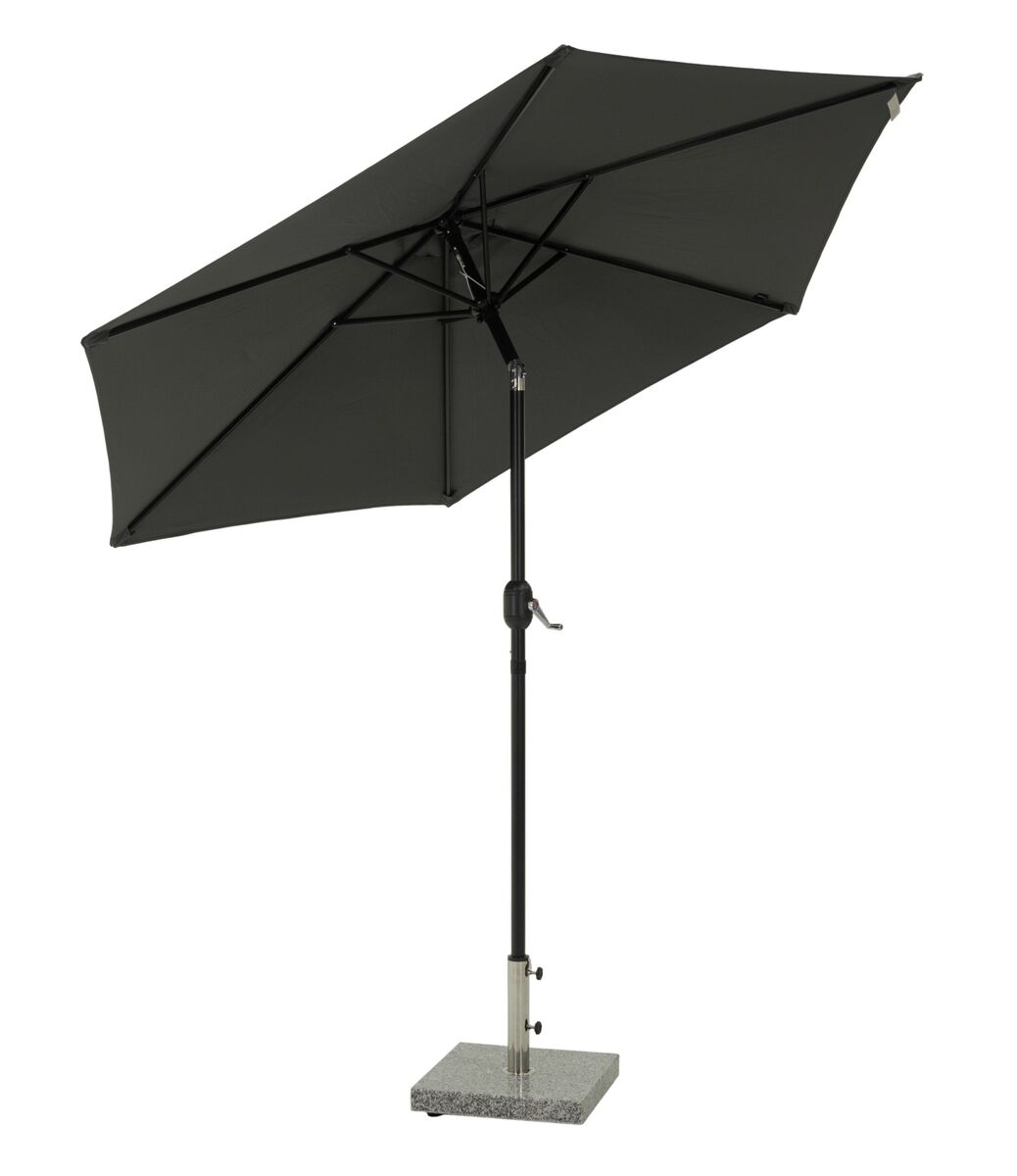 Basic aurinkovarjo 250 cm harmaa